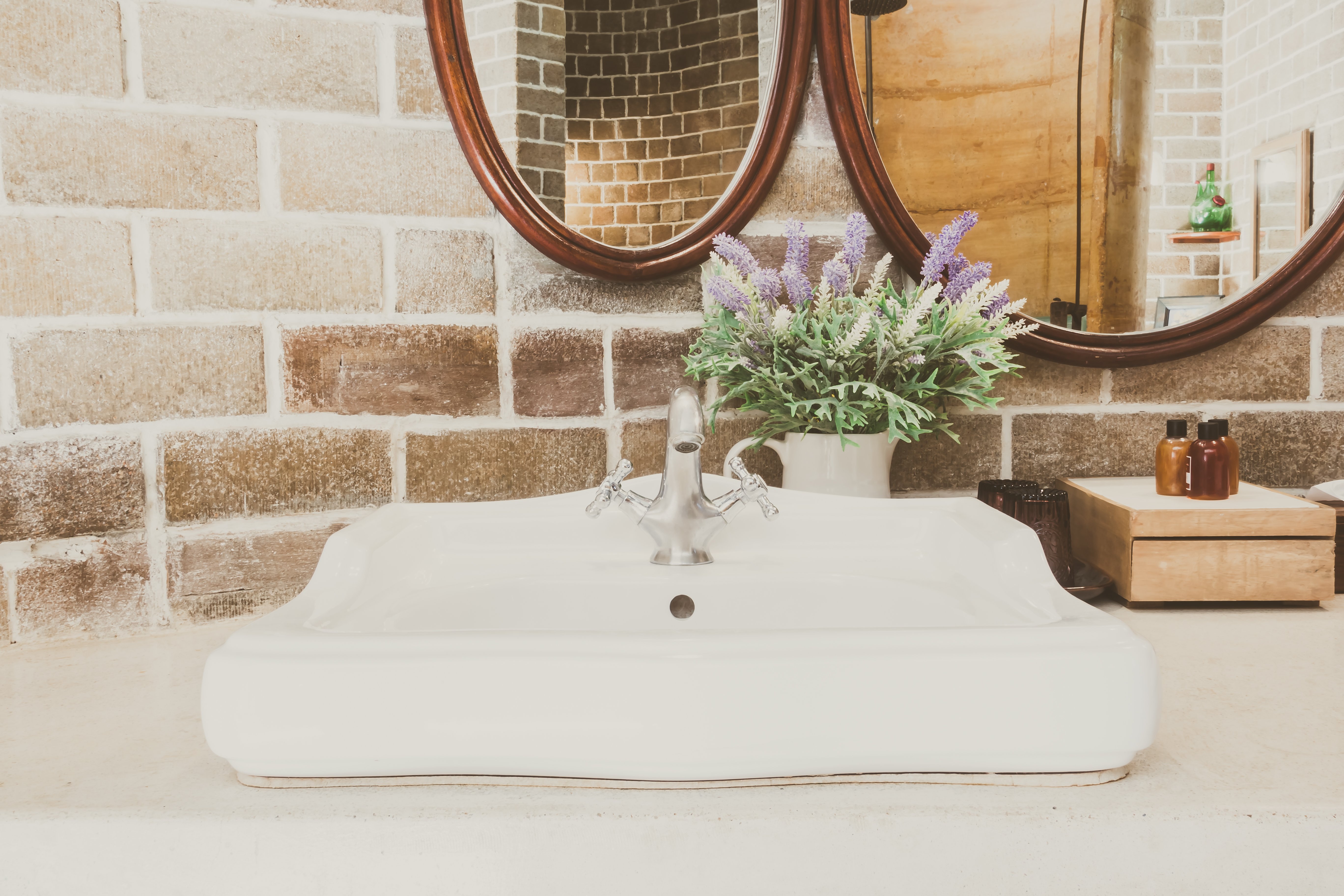 baño en estilo italiano