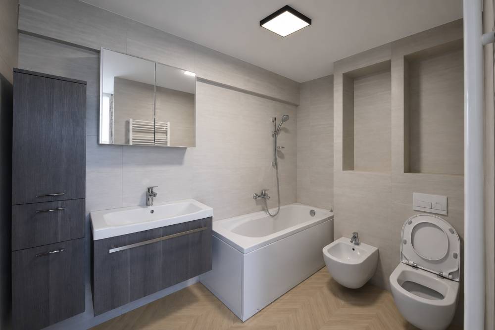 Plafon czarny LED