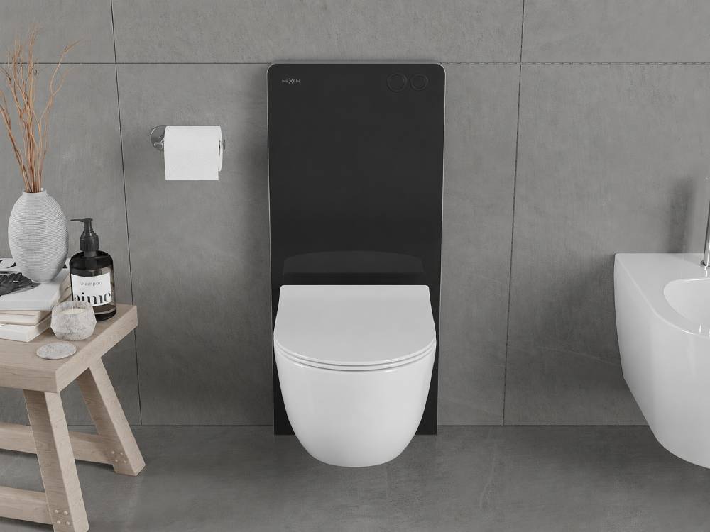 Natynkowy stelaż z miską WC