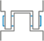 Metalowe zawiasy